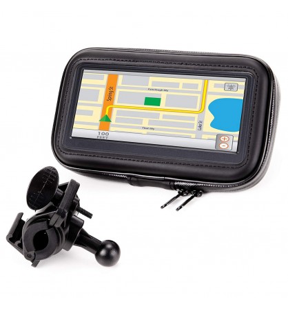 SOPORTE  GPS/SMARTPHONE FUNDA PROTECTORA PARCIALMENTE IMPERMEABLE